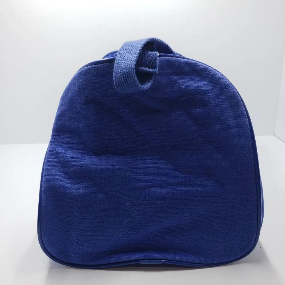 Vintage University of Kentucky Blue Barrel Duffel Bag UK Wildcats College Travel